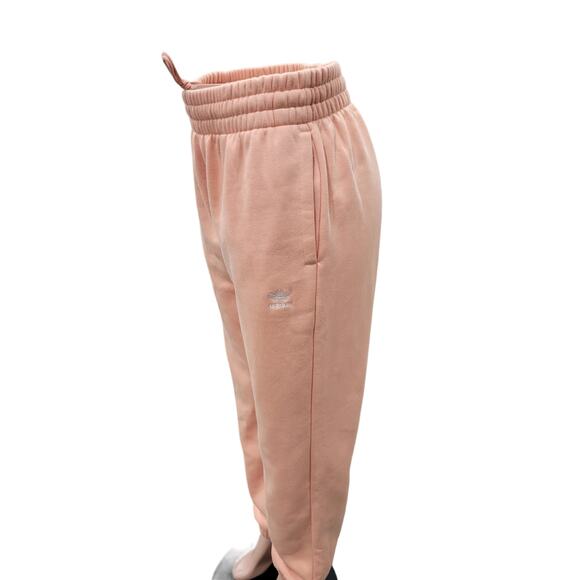 Adidas Women's Adicolor Essentials Fleece Jogger Pants – Peach, Size 30 Waist - Picture 12 of 15